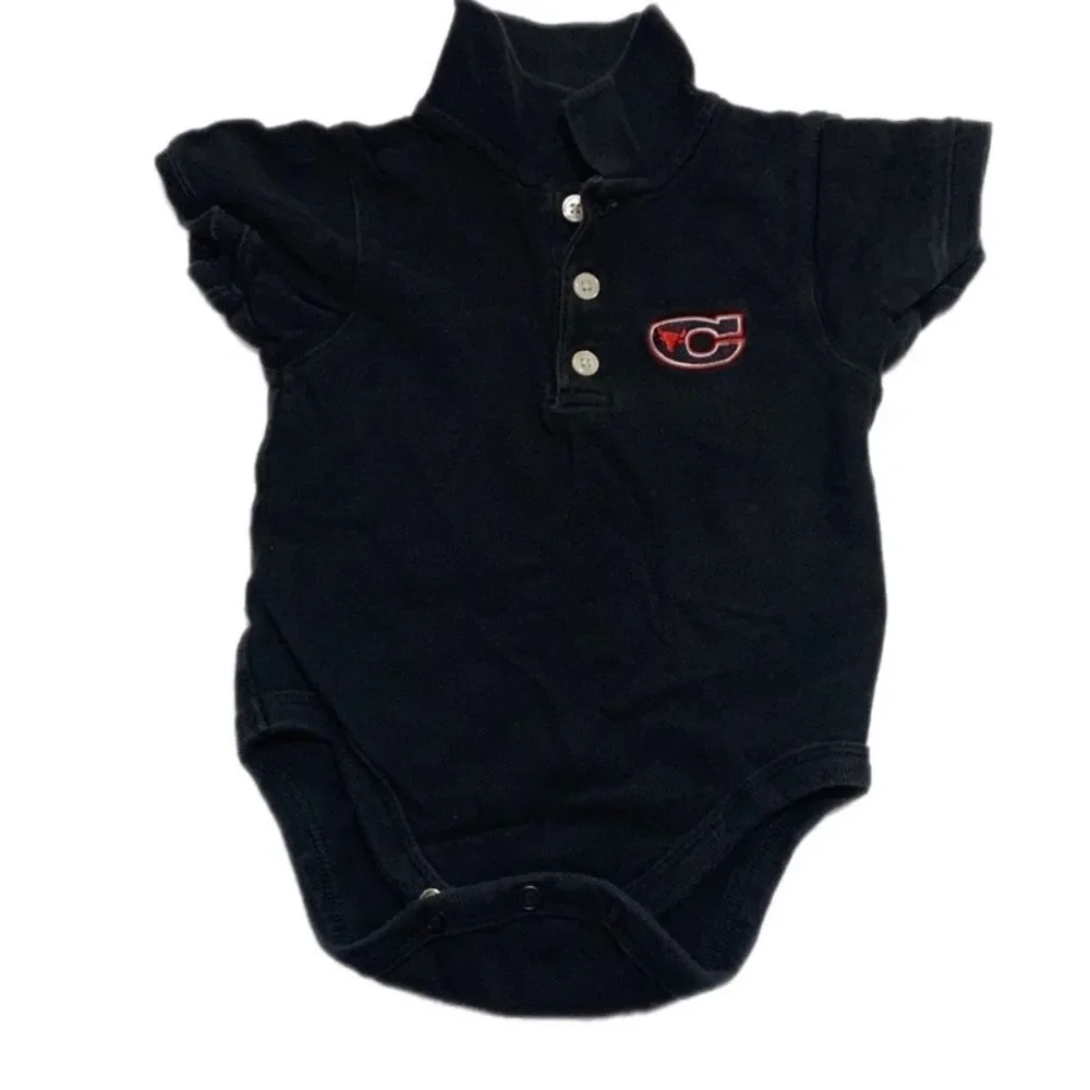 Gap | CHICAGO BULLS Baby Unisex Boys Black Infant Bodysuit One-piece 9-12 Months